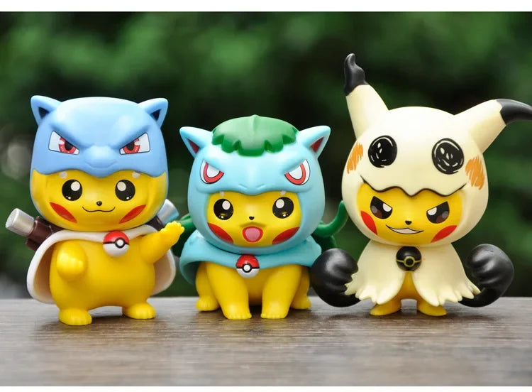 Pikachu Pokemon Cosplay Model 6 Pack