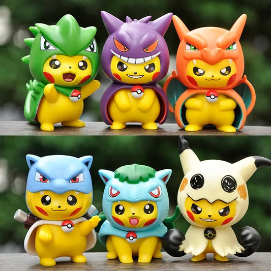 Pikachu Pokemon Cosplay Model 6 Pack