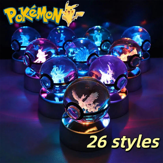 Pokemon 3D Crystal Ball 26 Styles